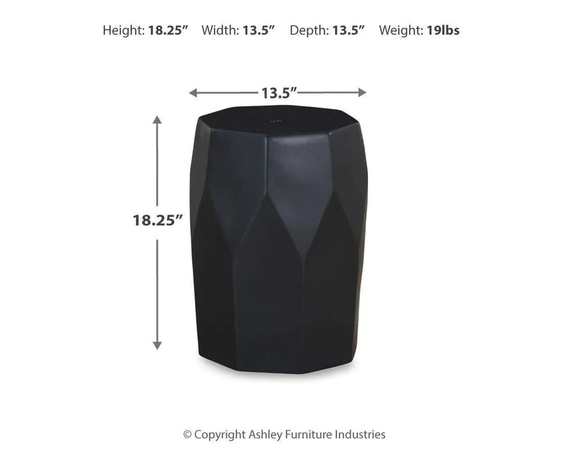 Rhysworth - Stool - Black by Unique Piece Furniture