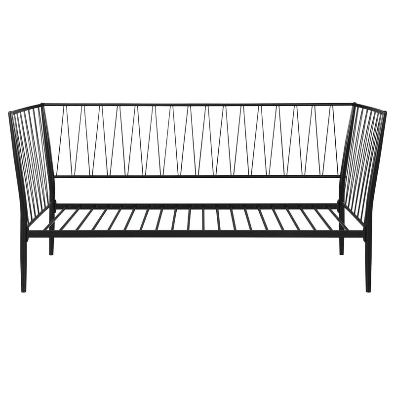 Richland Metal Twin Daybed Bed Frame Matte Black by Unique Piece Furniture