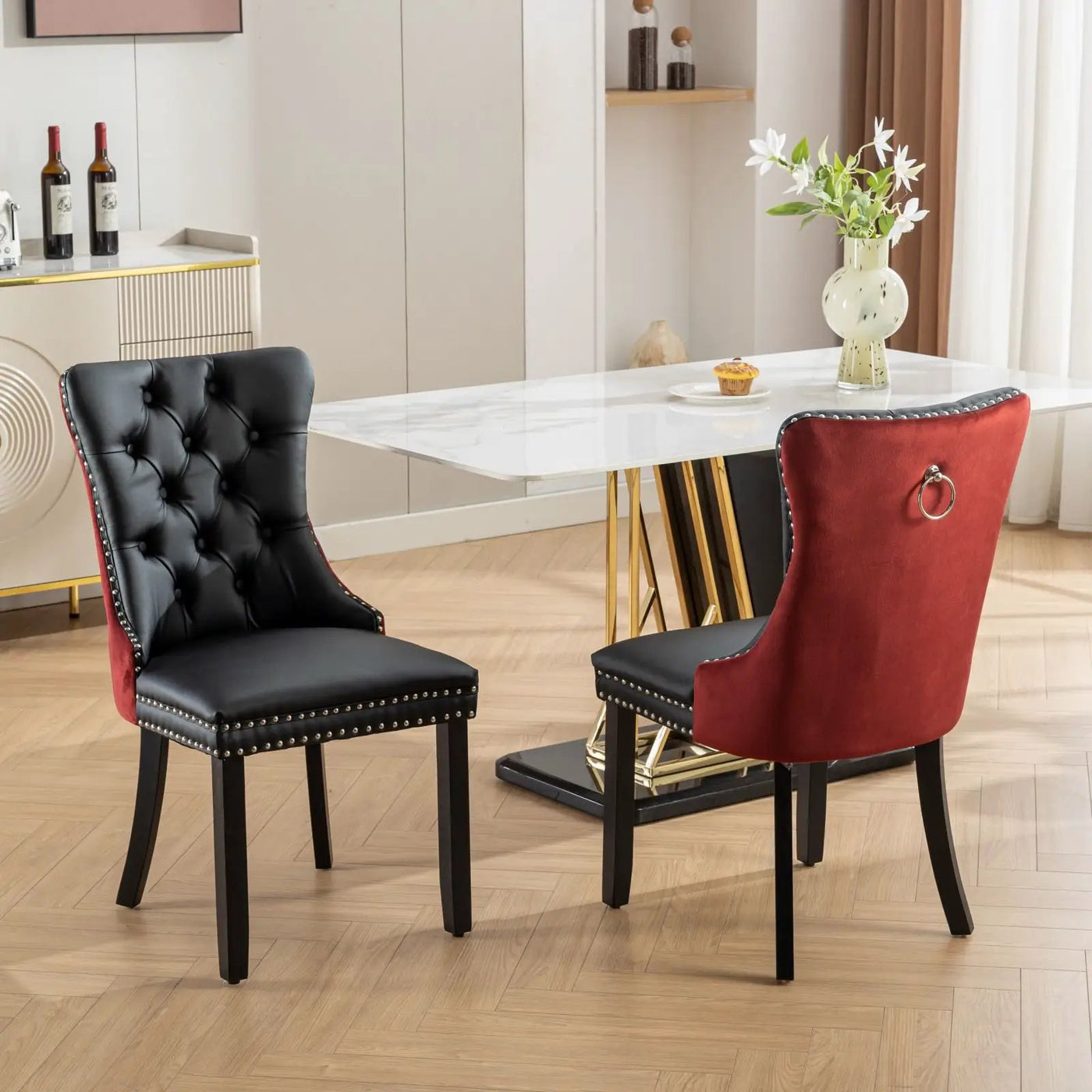 Nikki - Modern Upholstered Dining Chair (Set of 2) by Unique Piece Furniture