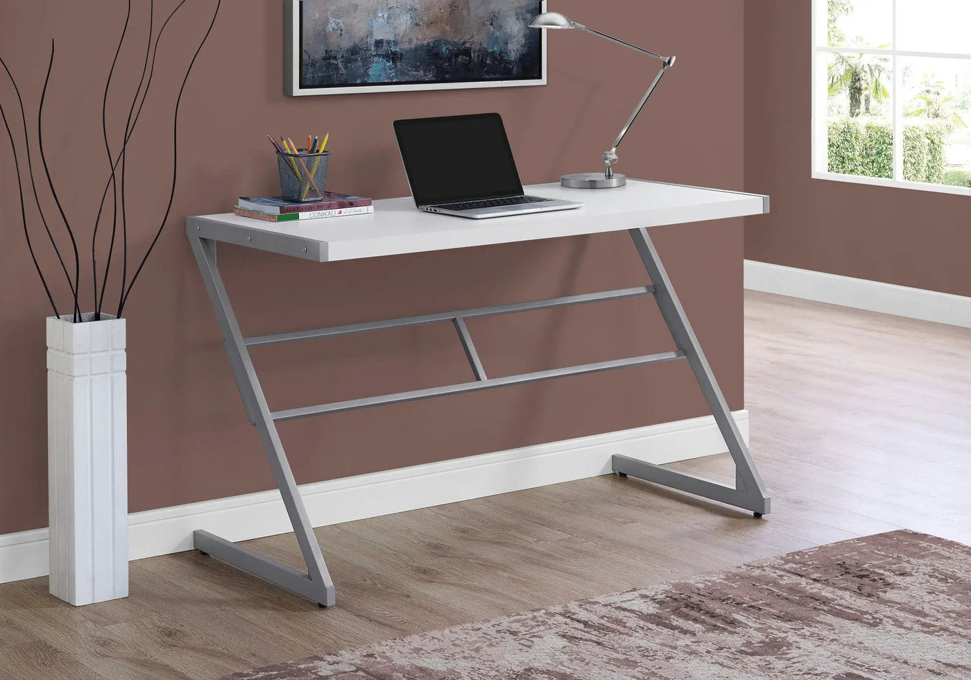 Computer Desk For Home Office, Chic Modern Design, Contemporary & Modern by Unique Piece Furniture
