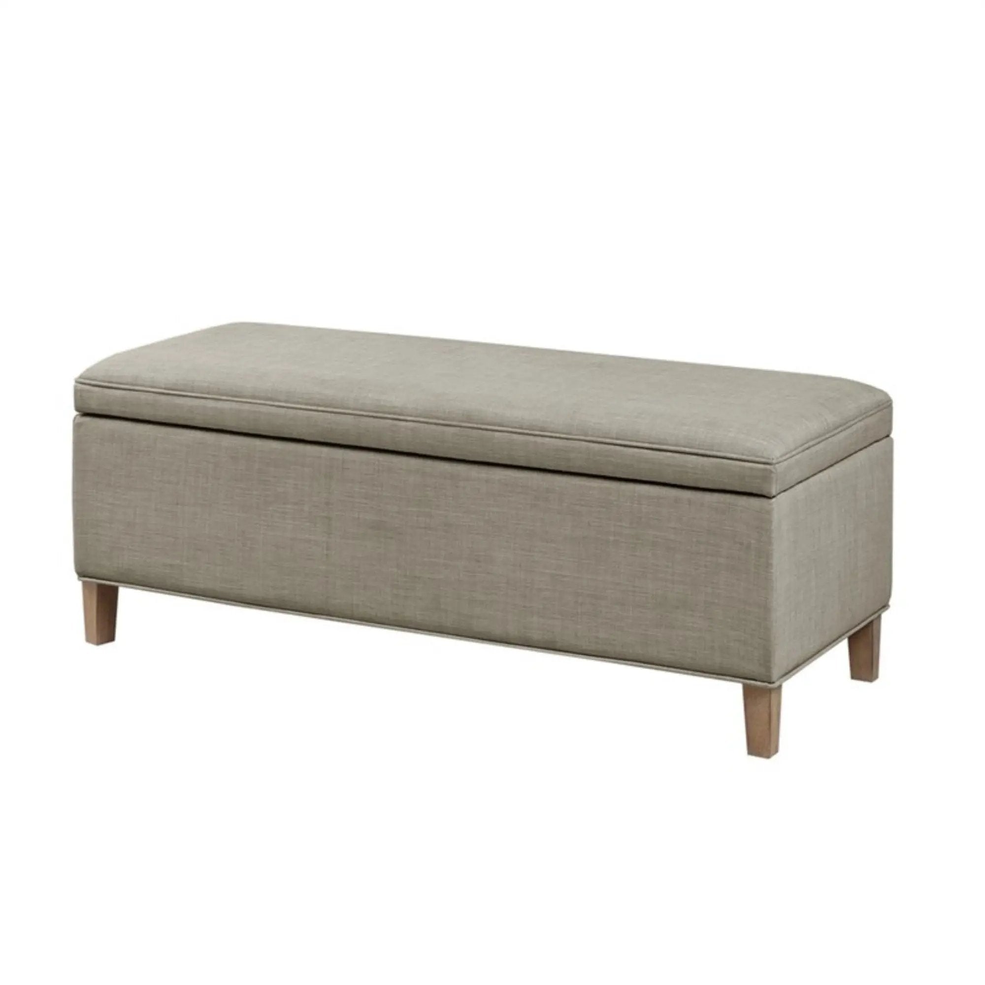 Caymus - Rectangular Soft Close Storage Bench - Light Gray by Unique Piece Furniture