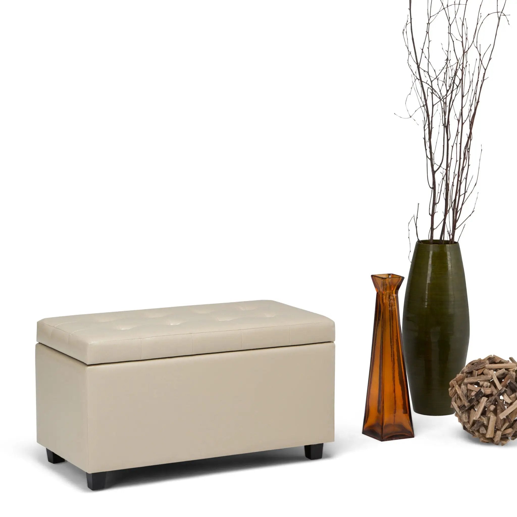 Cosmopolitan - Upholstered Storage Ottoman by Unique Piece Furniture