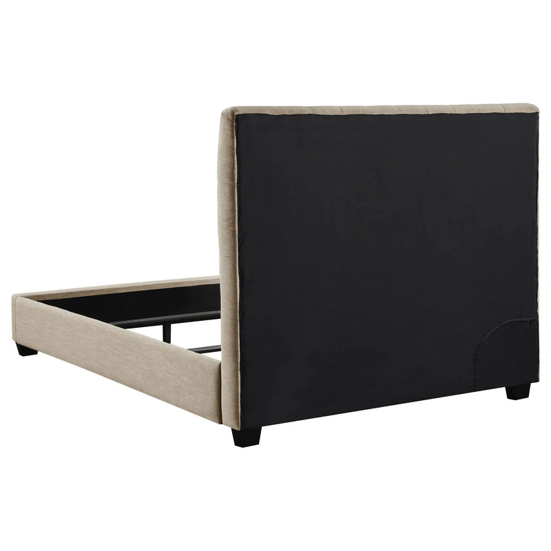 Saintes - Tufted Upholstered Wingback Bed by HouseOfZazla