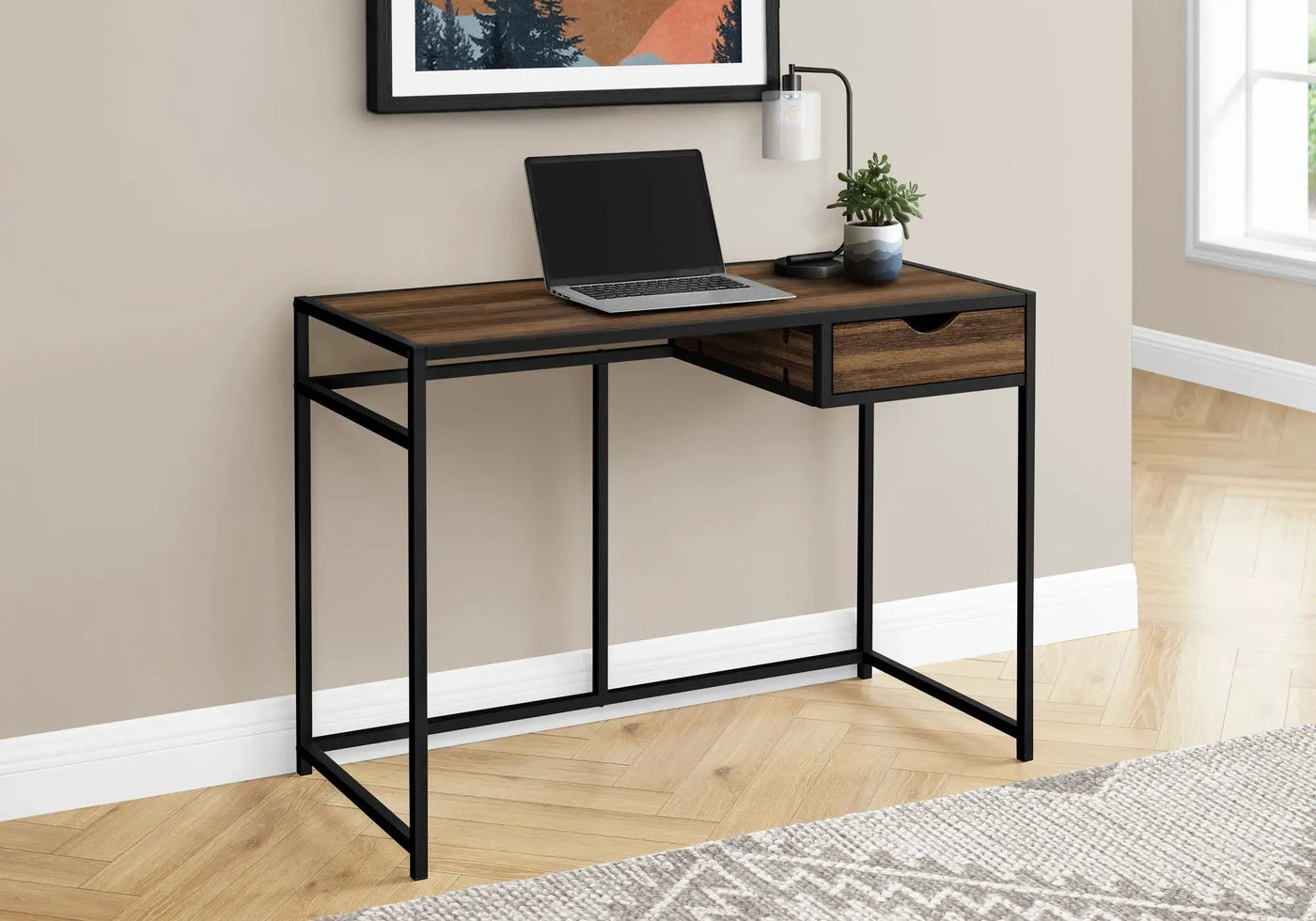 Computer Desk For Home Office, Laptop, 1 Storage Drawer, Contemporary & Modern by Unique Piece Furniture