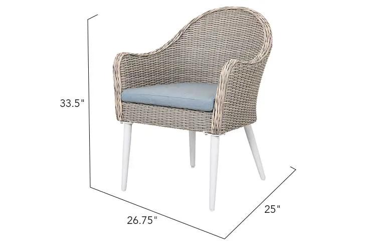 Allux 7-Piece Wicker Dining Set by Outdoor-USA®