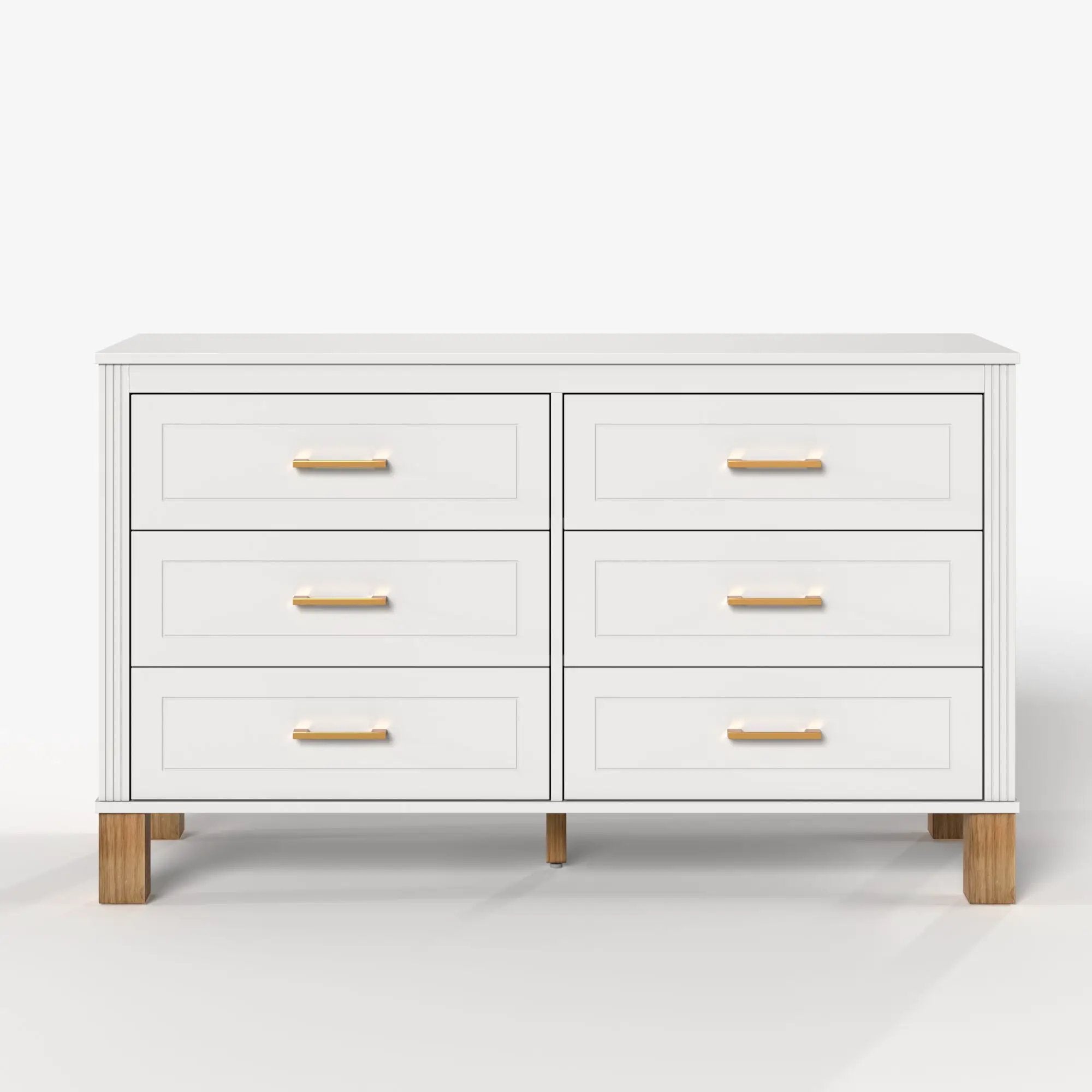 6 Drawer Double Dresser