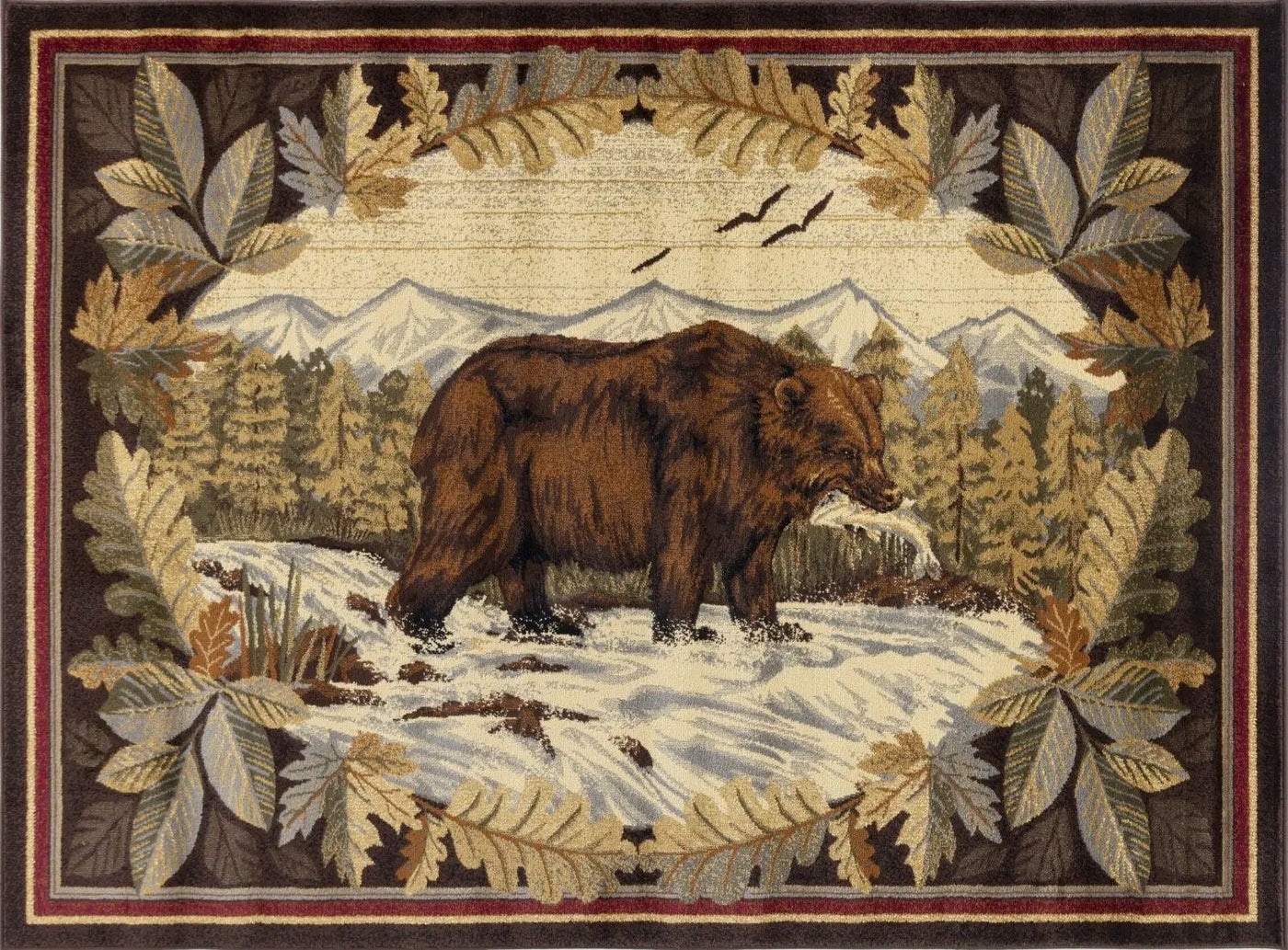 Nature's Nest - GC_CBL3008 Lodge Area Rug by Unique Piece Furniture
