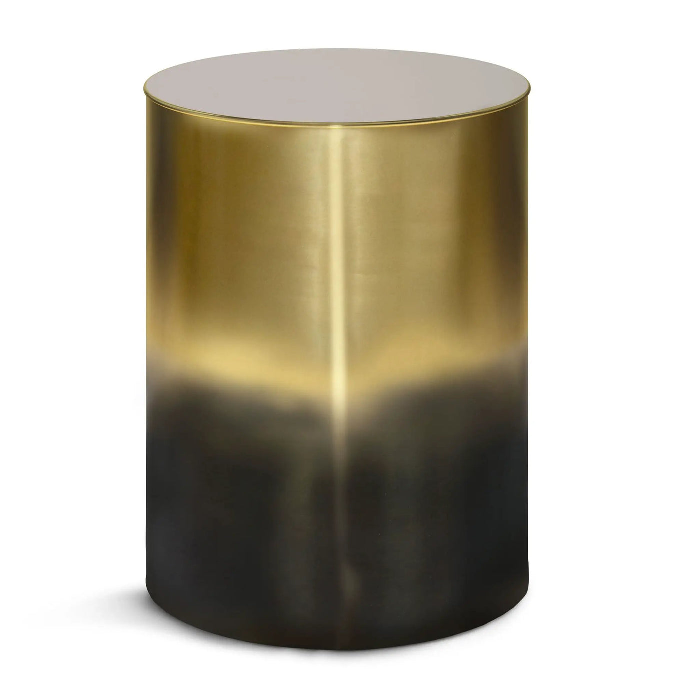 Curtis - Ombre Metal Cylinder Accent Table by Unique Piece Furniture