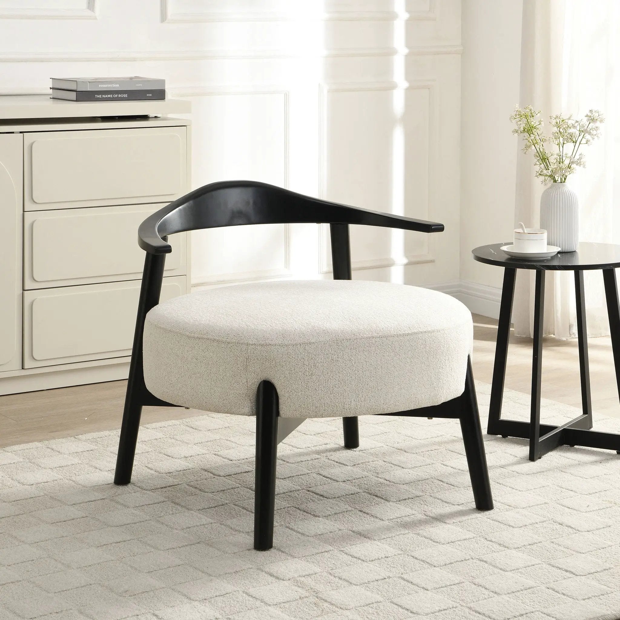 Modern Living Room Upholstered Accent Chair by HouseOfZazla