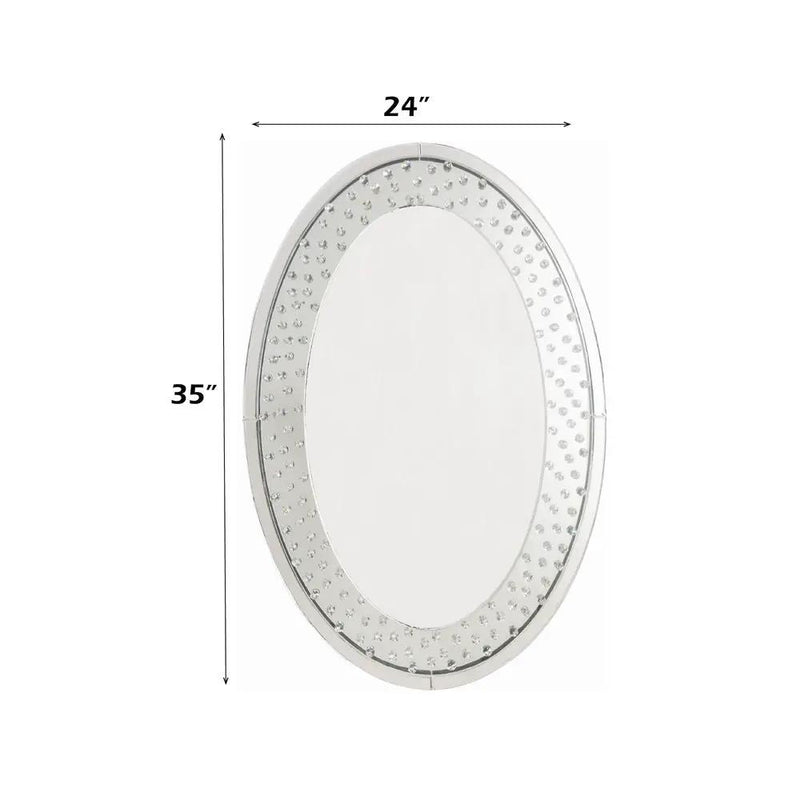 Nysa - Accent Decor - Mirrored & Faux Crystals by Unique Piece Furniture