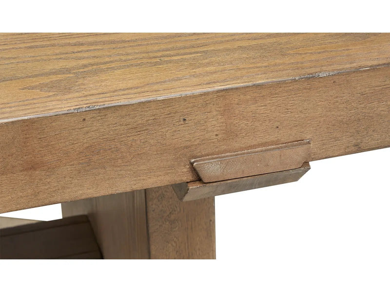 Lindon - Trestle Dining Table - Light Brown by Unique Piece Furniture