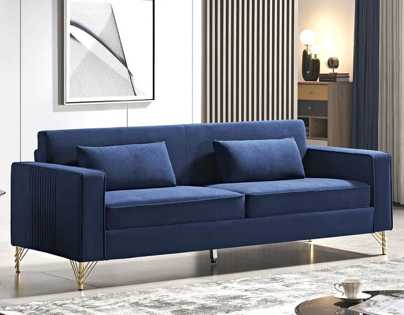 Aesthetic 3 Seater Couch With Classic Modern Appeal And Luxurious Soft Comfort by HouseOfZazla