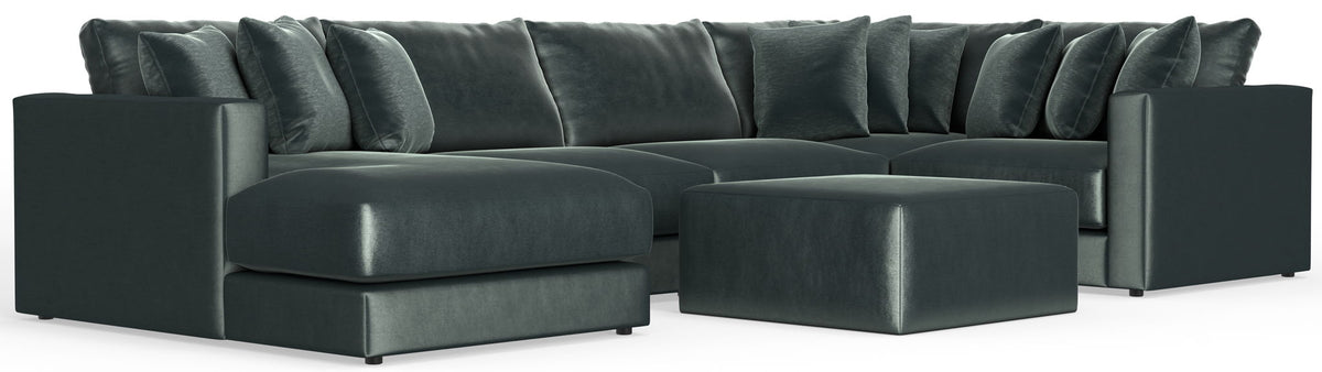 Remington - Modular Sofa And Cocktail Ottoman - Pine, photo 12 of 28
