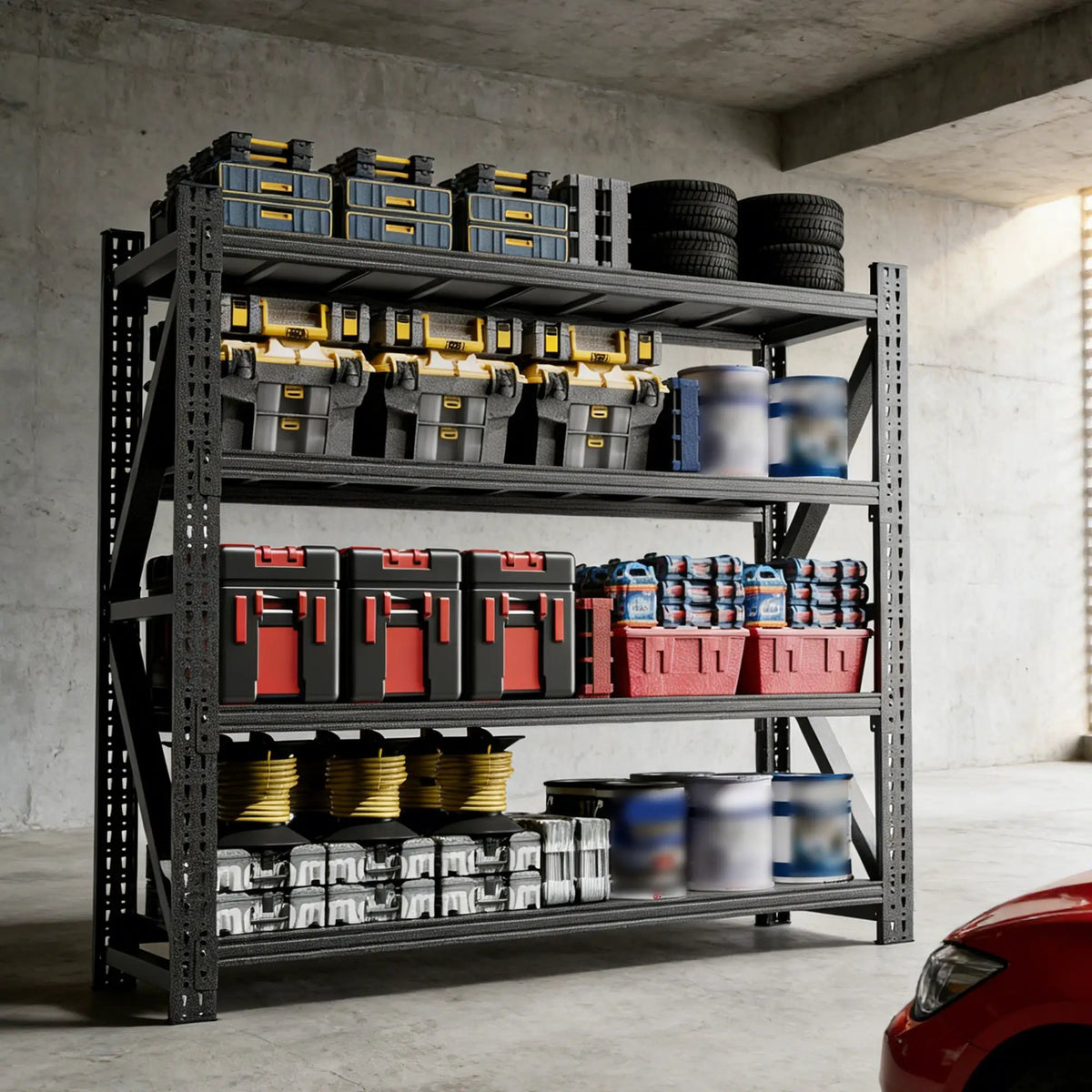 Heavy Duty Metal Adjustable Garage Shelves, photo 10 of 10