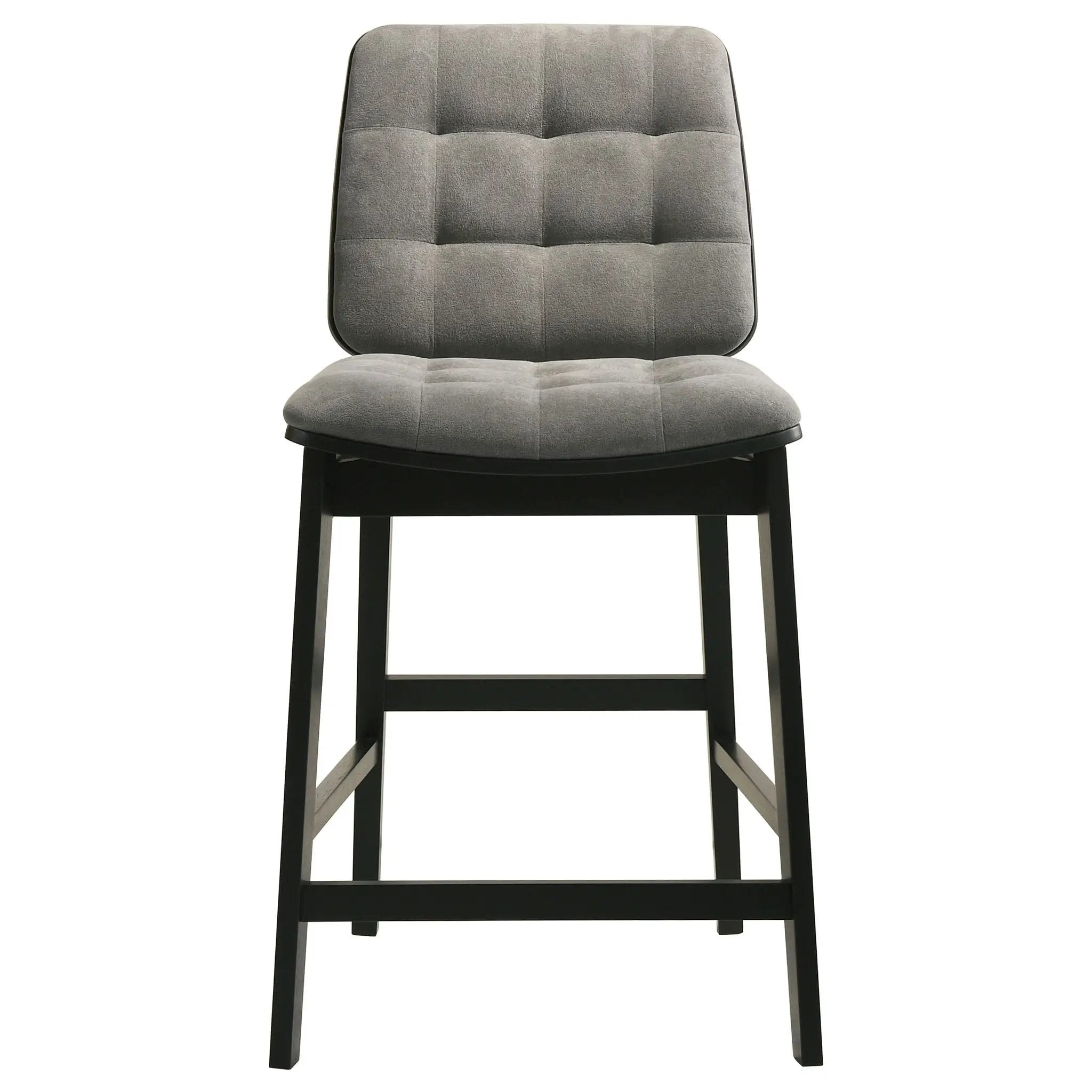 Hamlyn 5-piece Round Wood Counter Height Dining Set Grey and Black by Unique Piece Furniture