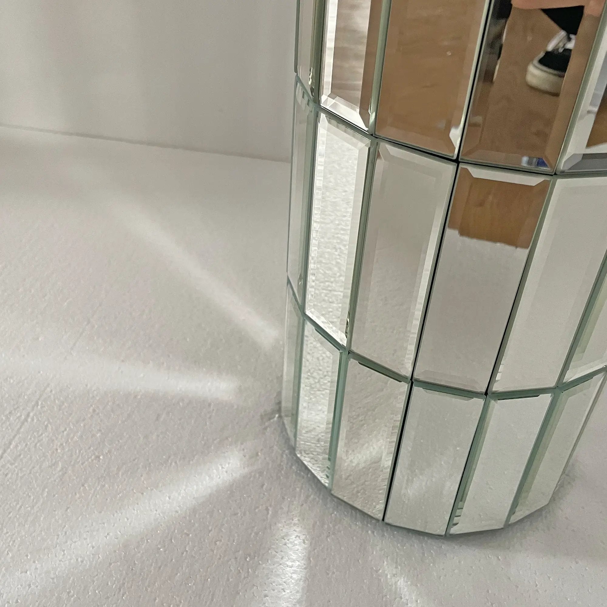 29.92" Tall Floor Vase Mirrored by HouseOfZazla