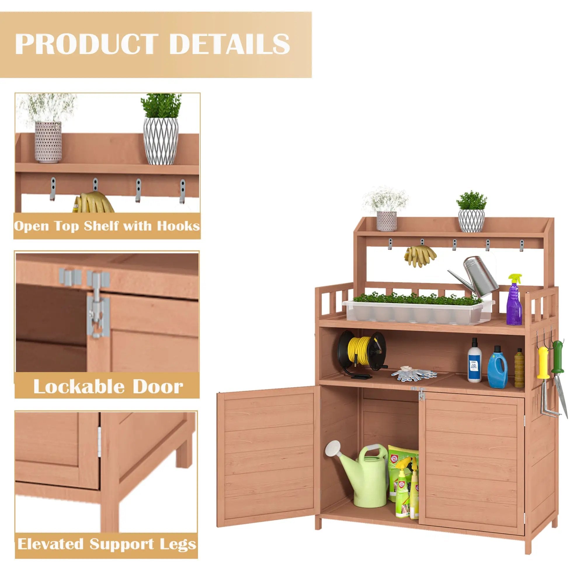 Potting Bench Outdoor Gardening Table by HouseOfZazla