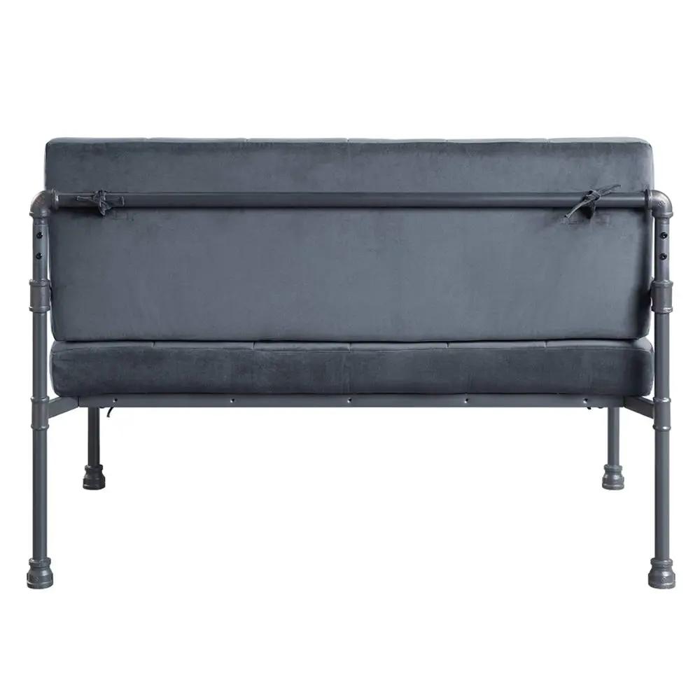 Brantley - Loveseat - Gray Velvet & Sandy Gray by Unique Piece Furniture