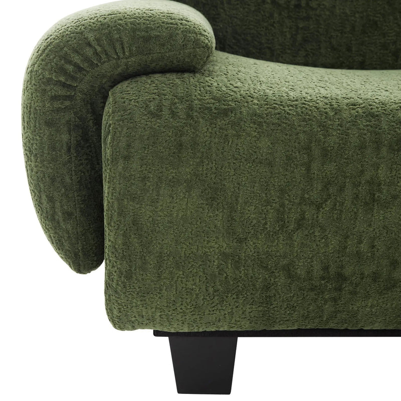 3 Seater Sofa Couch With Curved Armrests by HouseOfZazla