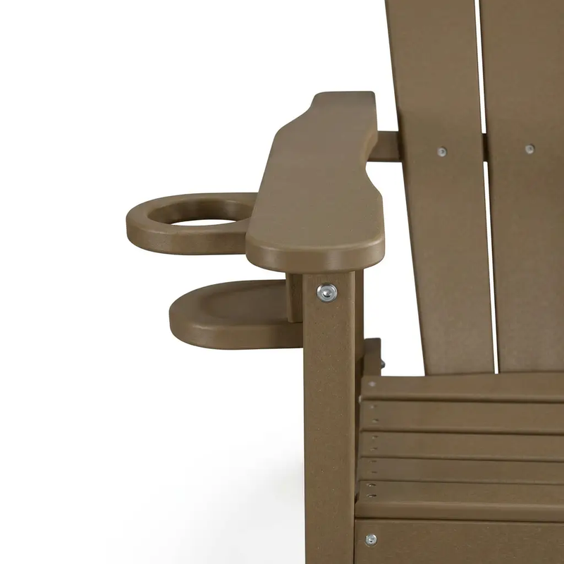 HDPE Bar Height Adirondack Chair with Cup Holder by HouseOfZazla