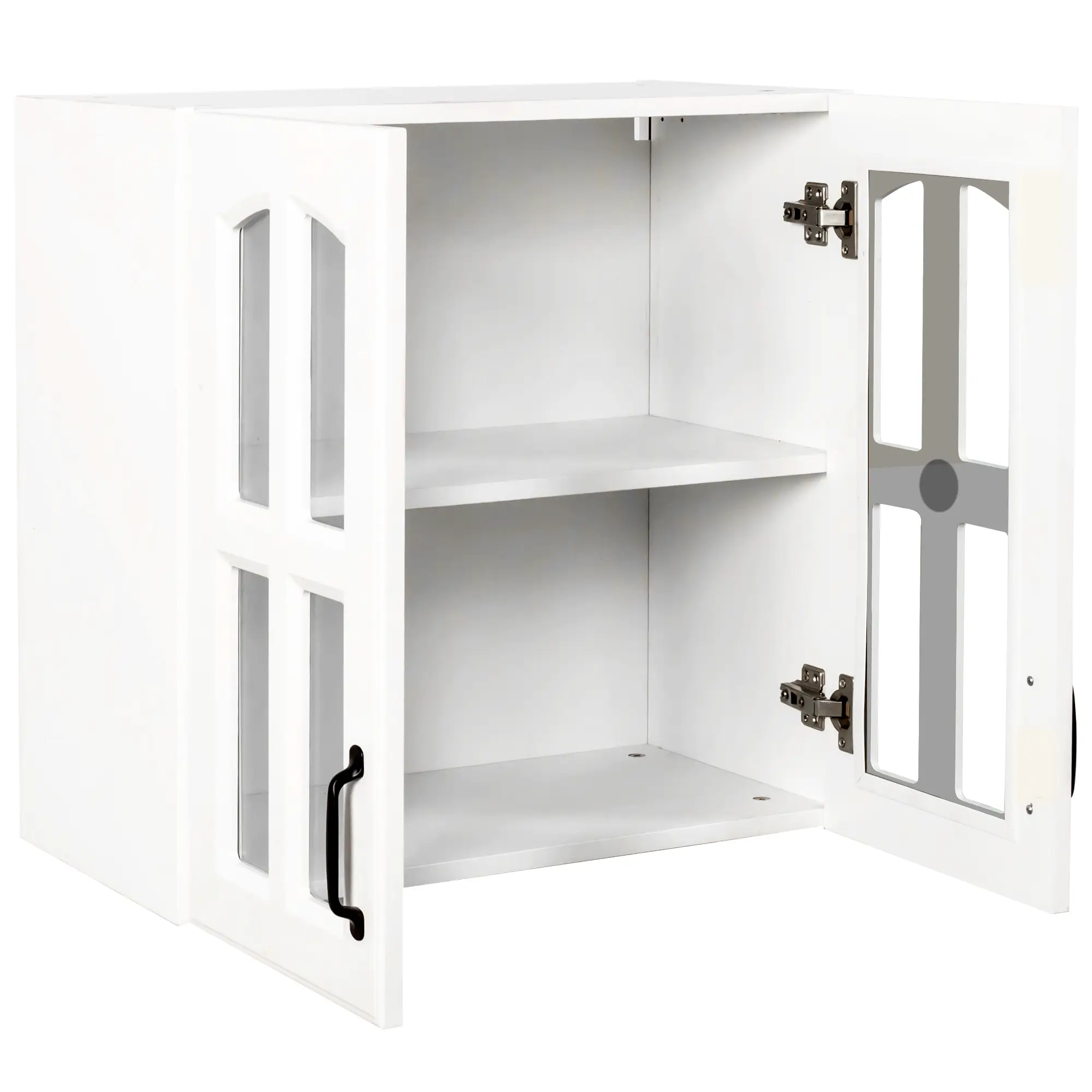 Wall Cabinet with Glass Door and Adjustable Shelves by HouseOfZazla