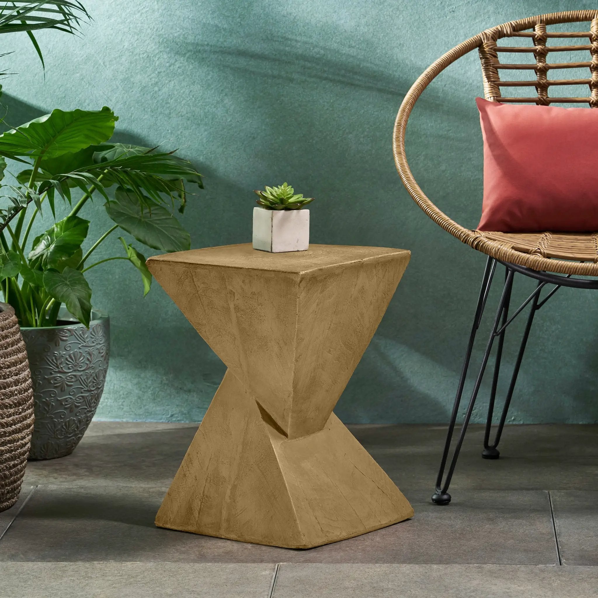 TESS Modern Side Table – Stylish End Table Compatible with Living Room, Bedroom, or Office by HouseOfZazla