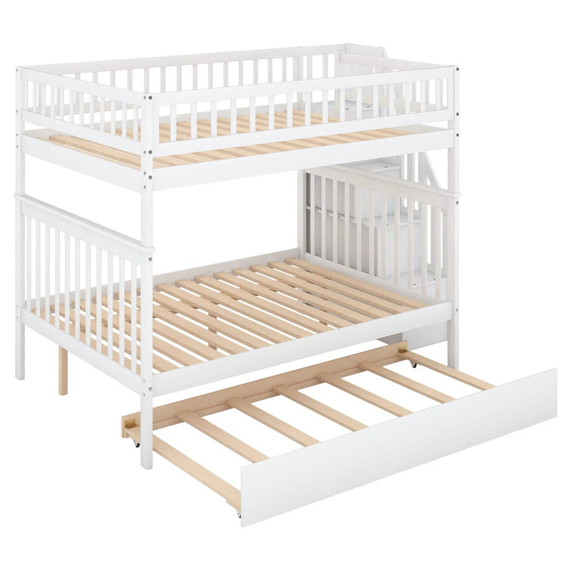 Bunk Bed With Staircase by HouseOfZazla