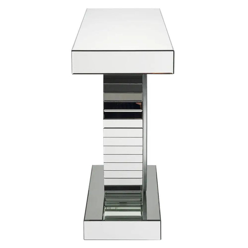 Nysa - 47"L Console Table - Mirrored & Faux Crystals by Unique Piece Furniture