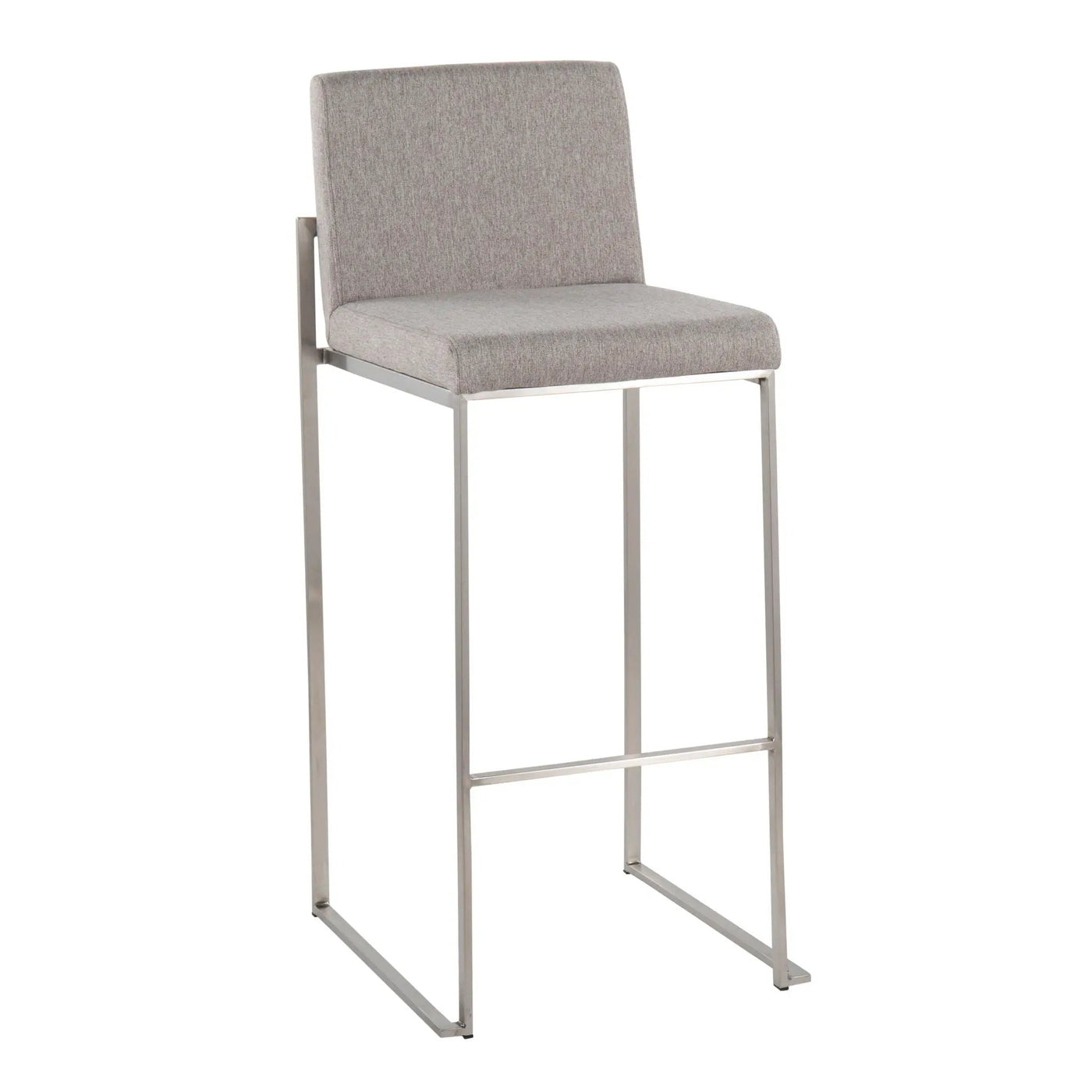 Fuji - Contemporary And Modern Elegance High Back Barstool by HouseOfZazla