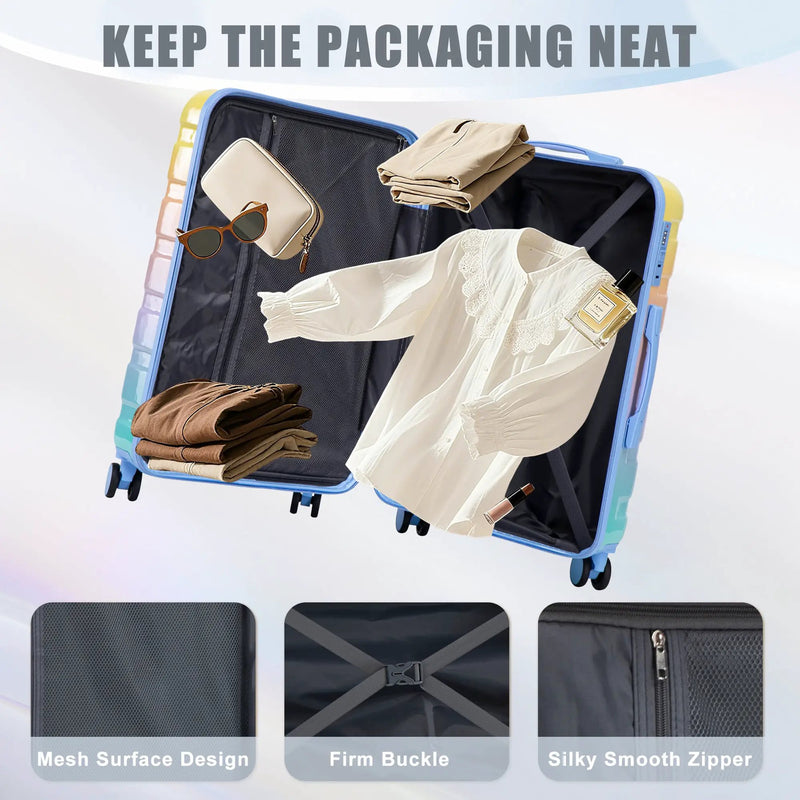 3-Piece PC Spinner Wheel Luggage Set by HouseOfZazla