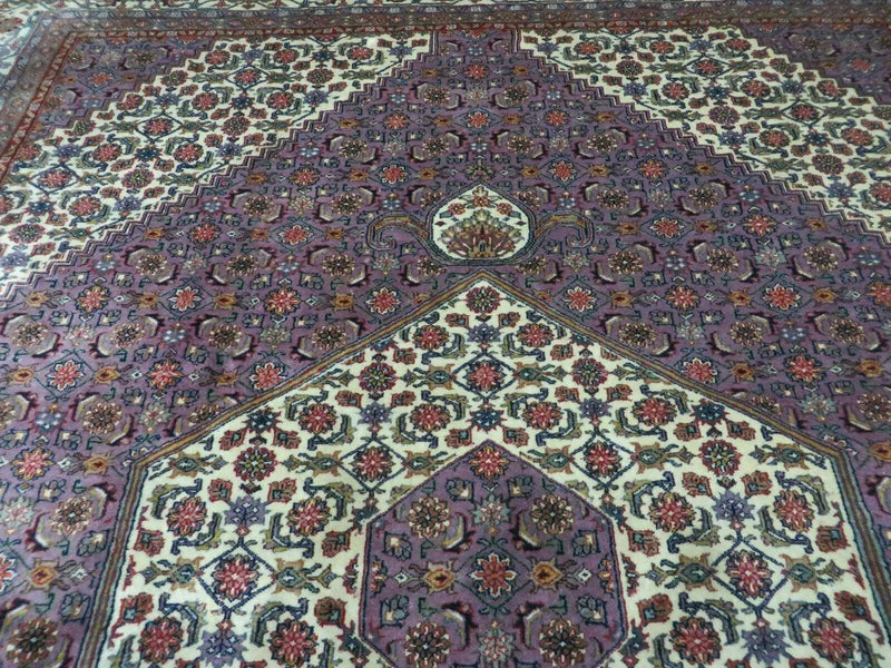 8' X 10' Vintage Fine Handmade India Wool Rug Hand Knotted Carpet Detailed Nice by Jewel Rugs
