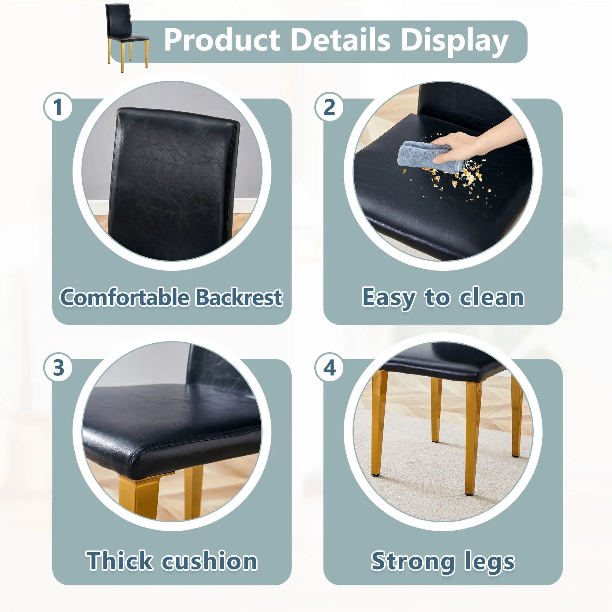 Modern Dining Chairs With Metal Legs