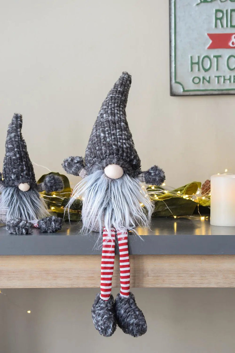 Christmas Gnomes Decorations, Christmas Table Home Ornaments For Holiday Party Gifts (Set of 4) - Gray by Unique Piece Furniture