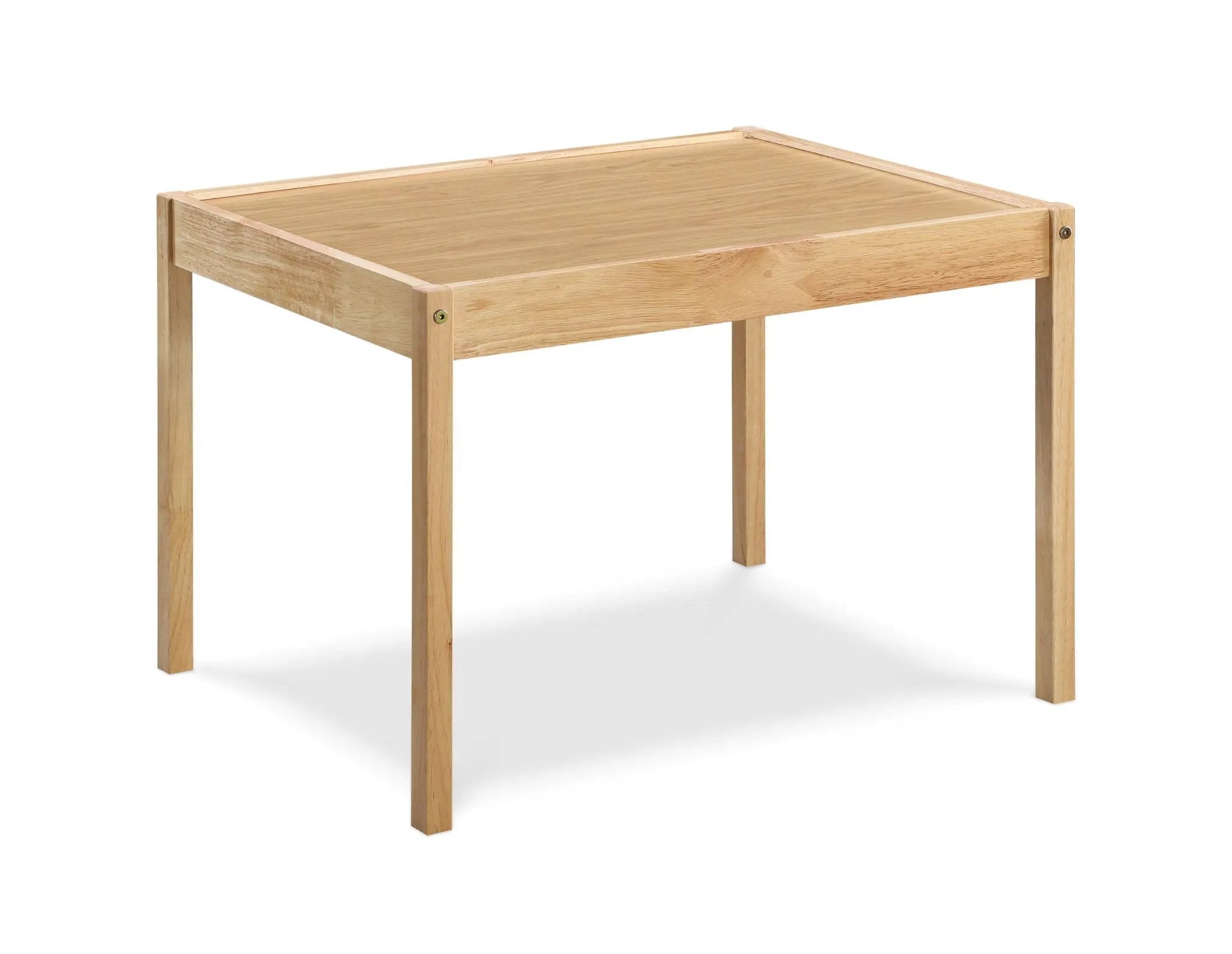 Della - 3 Piece Solid Wood Kids Table & Two Chair Set - Natural by Unique Piece Furniture