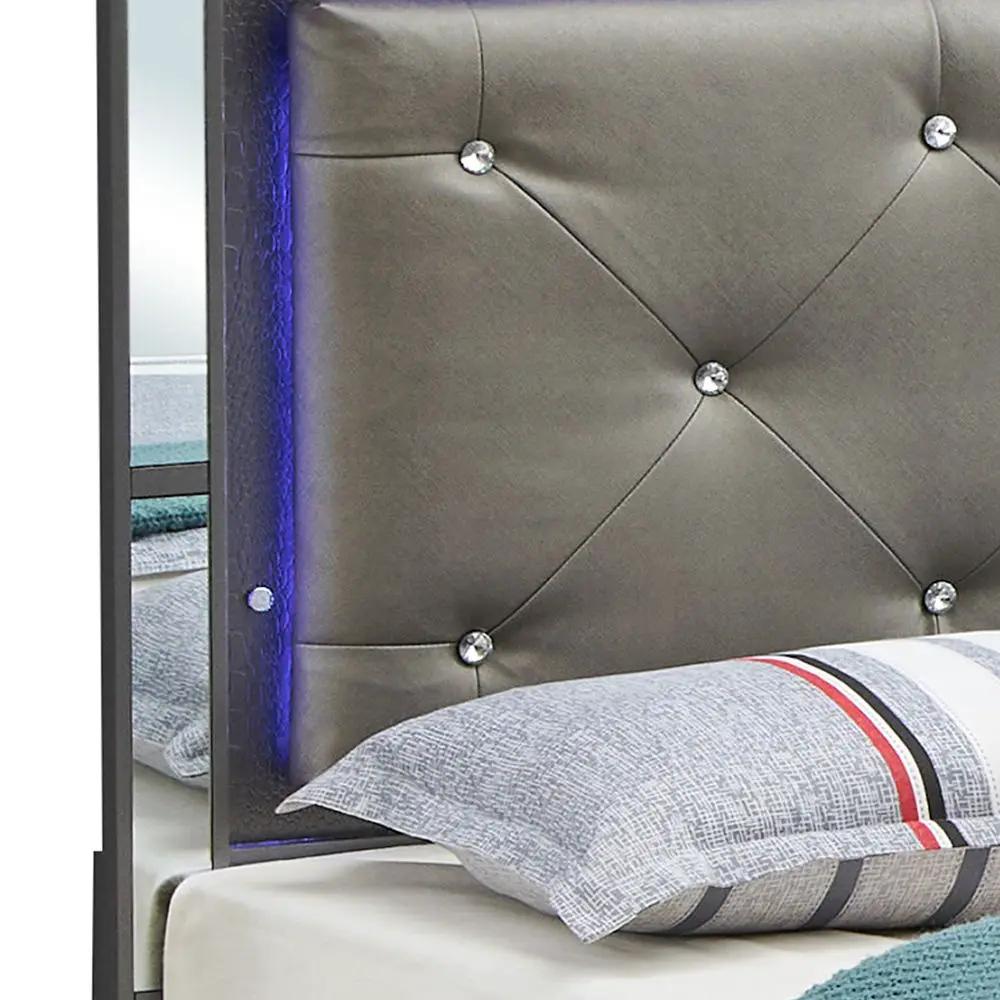 Verona - Full Bed - Metalic Black by Unique Piece Furniture