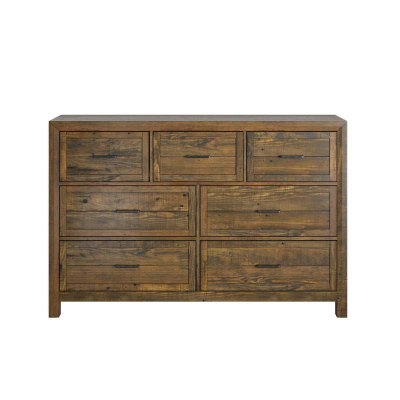 7 Drawer Dresser - Brown by HouseOfZazla