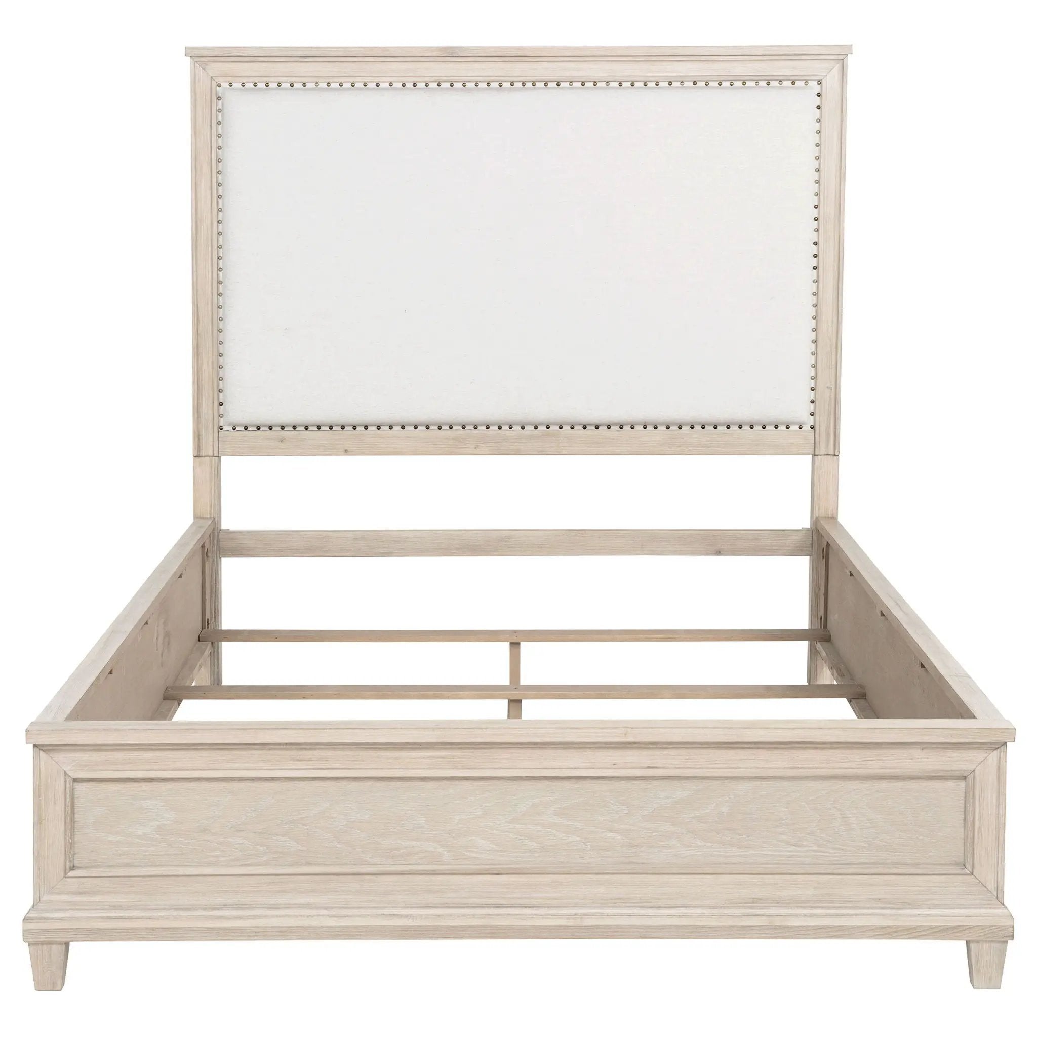 Pembroke 66-inch Queen Panel Bed Washed Oak by Unique Piece Furniture