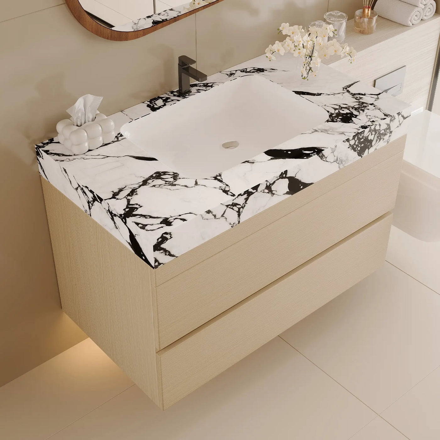 29.9" Modern Floating Bathroom Vanity by HouseOfZazla