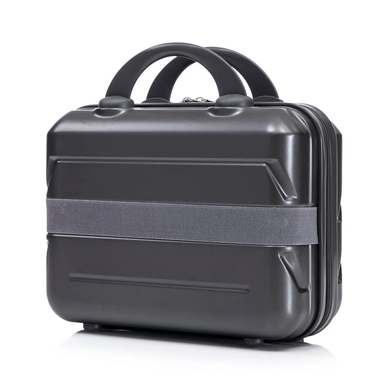 14"/20" 2 Pcs/Set ABS Spinner Wheel Luggage, Dark Gray by HouseOfZazla