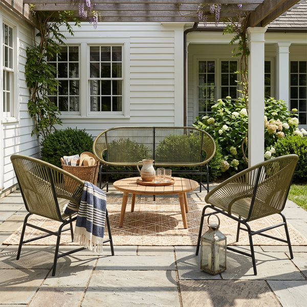 Nusa Outdoor Patio 4-Pcs Chat Set