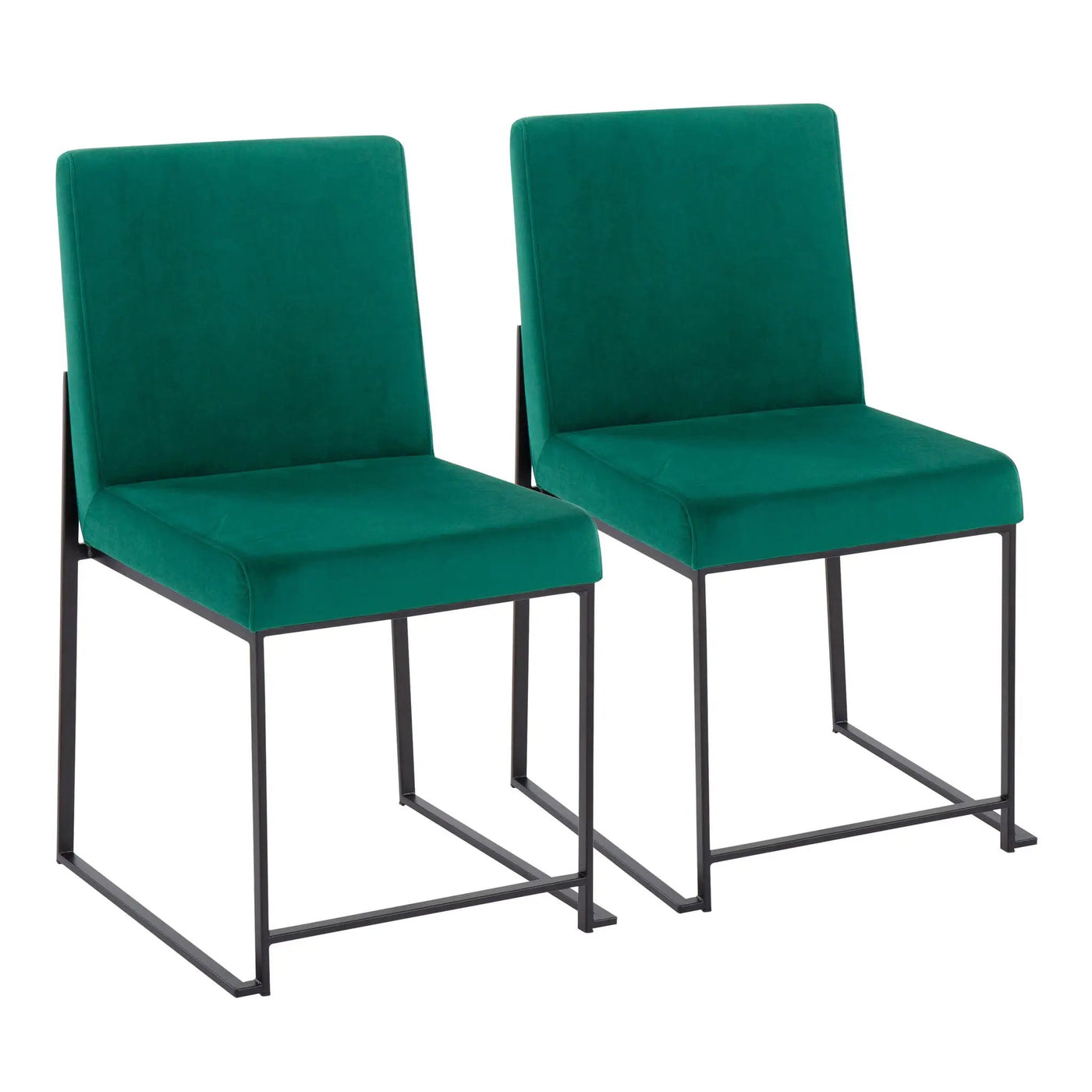 Fuji - Contemporary Modern Elegance With High Back Dining Chair (Set of 2) by HouseOfZazla