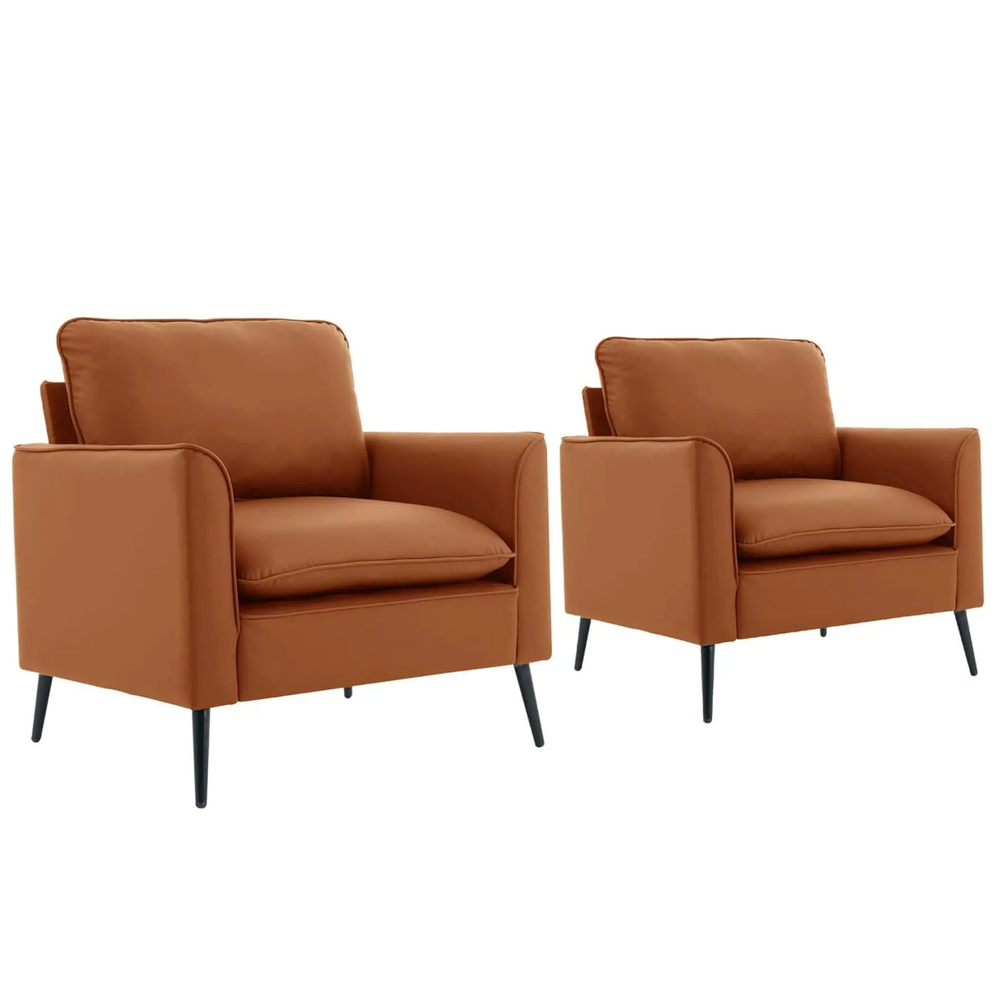 Nordic Retro Light Luxury Upholstered Sofa Chair by Unique Piece Furniture
