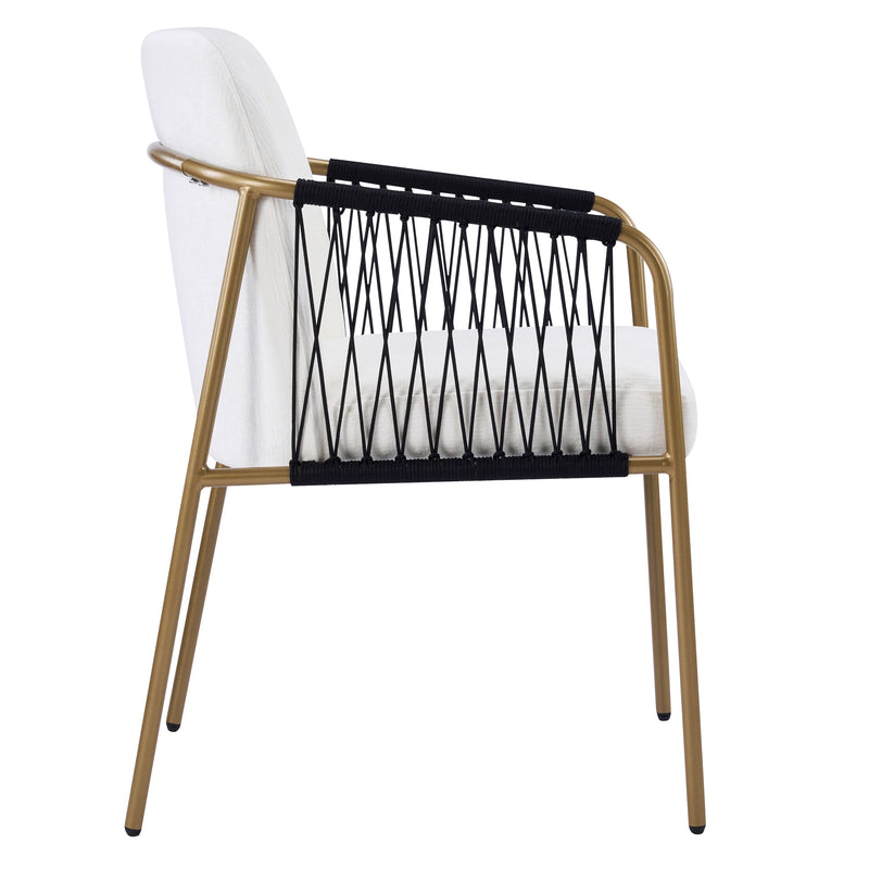 Modern Glam Upholstered Dining Chairs (Set of 2) by HouseOfZazla