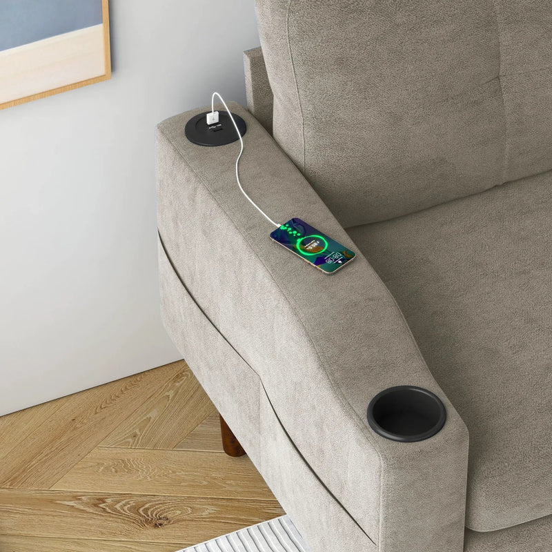 3 Seater Convertible Combination L Shaped Sofa With Footstools With Storage by Unique Piece Furniture