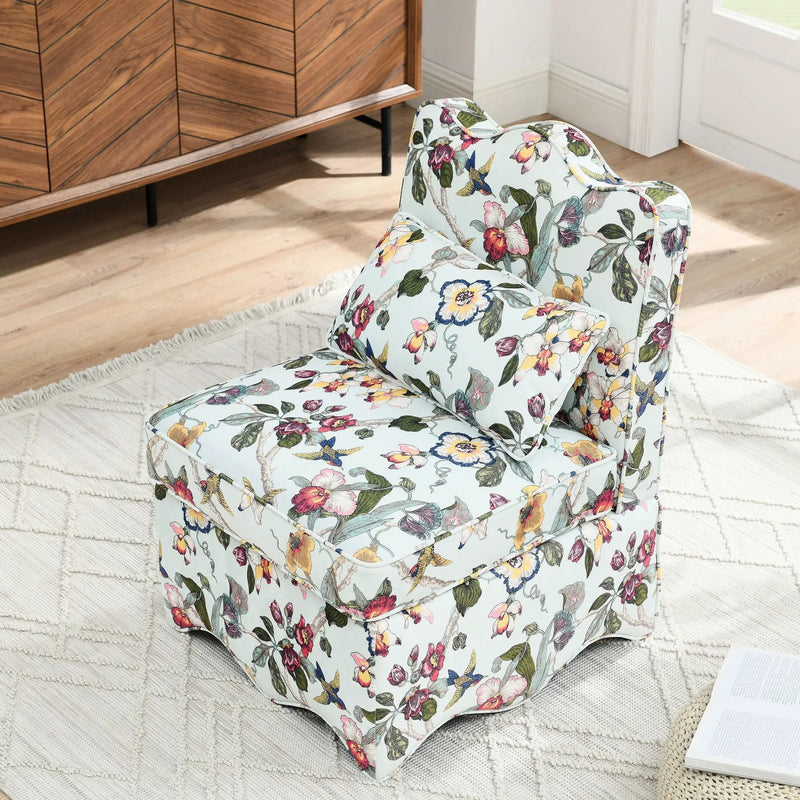 Stylish Flannel Dining Chair With Soft Cushion And Backrest by Unique Piece Furniture