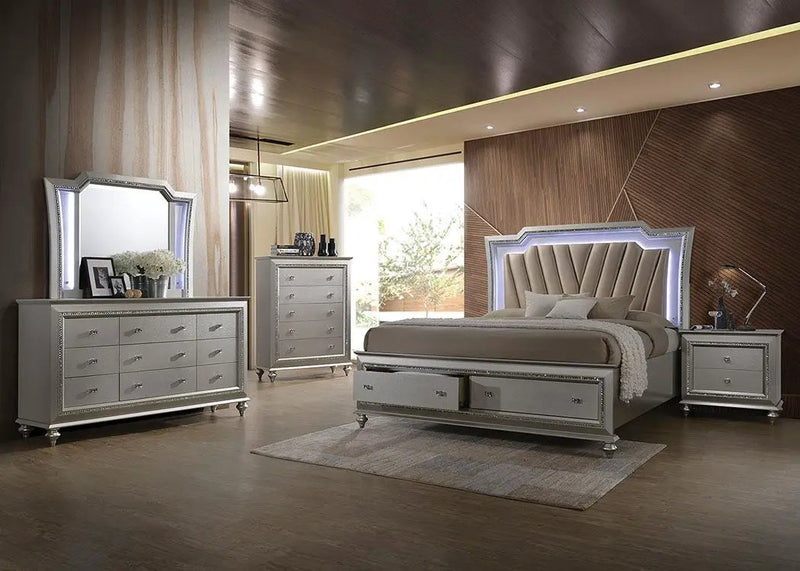 Kaitlyn - Bed (LED HB) by Unique Piece Furniture