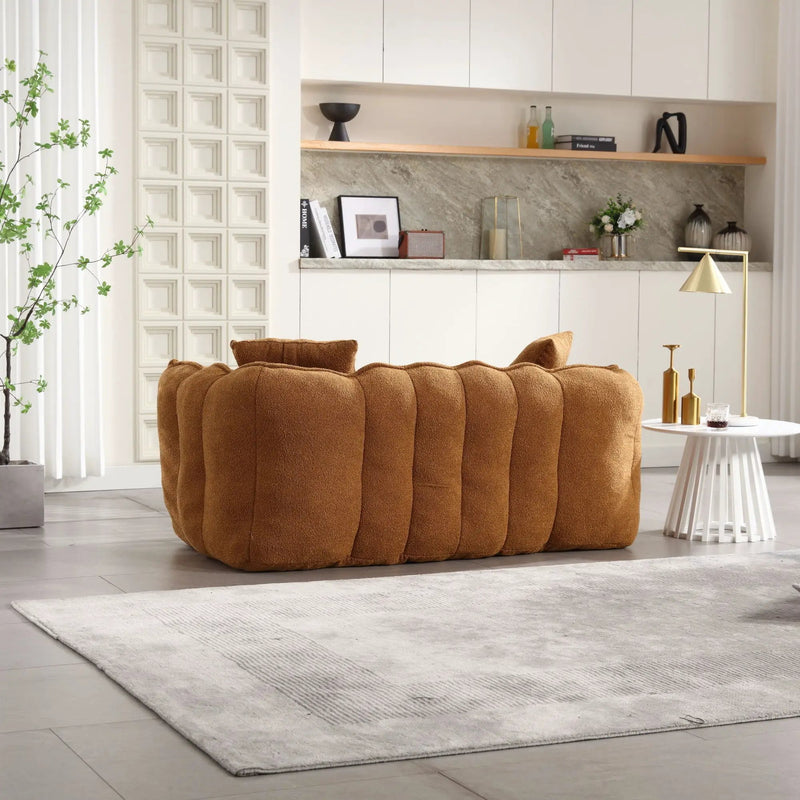 Cozy Beanbag Chair With High Resilience Foam Core For 2 by HouseOfZazla