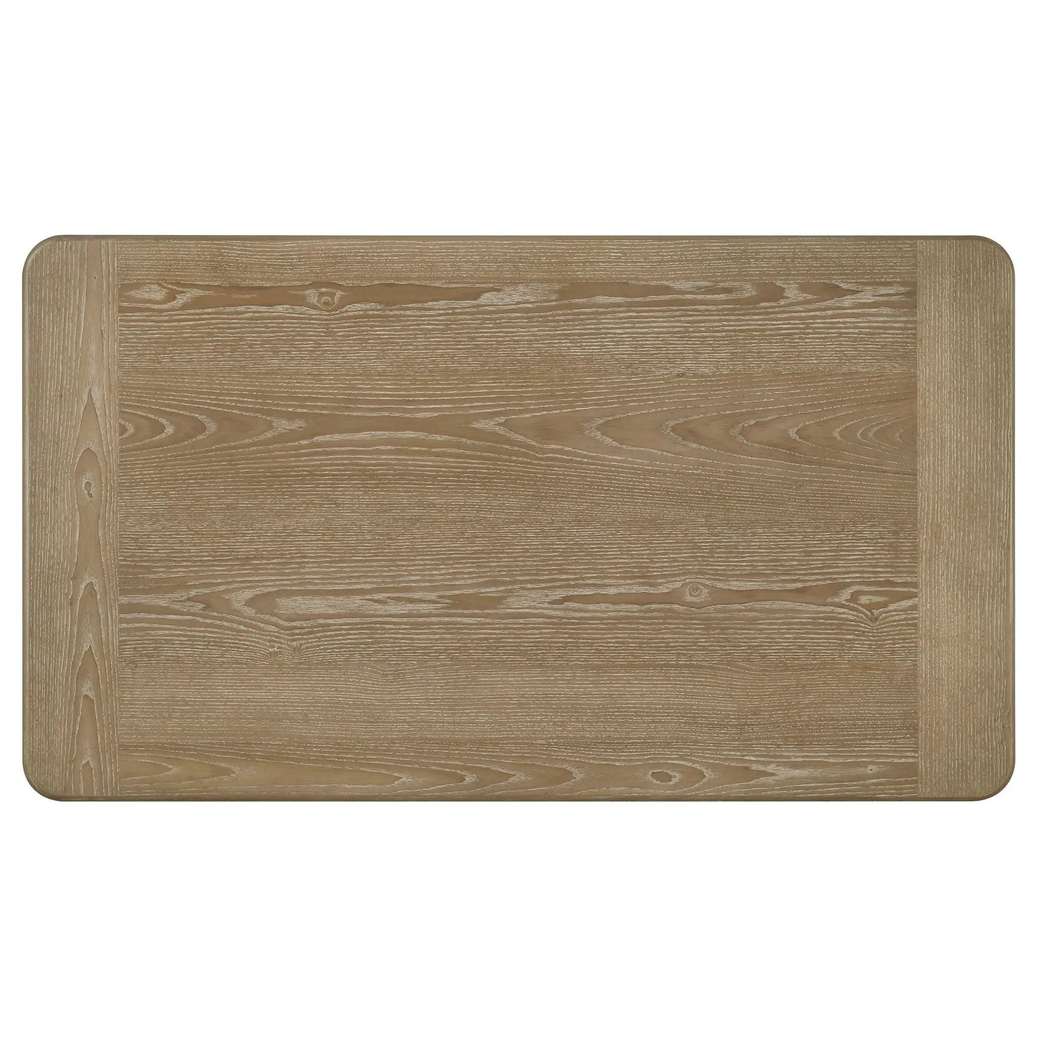 Adina Rectangular Wood Coffee Table Distressed Light Brown by Unique Piece Furniture