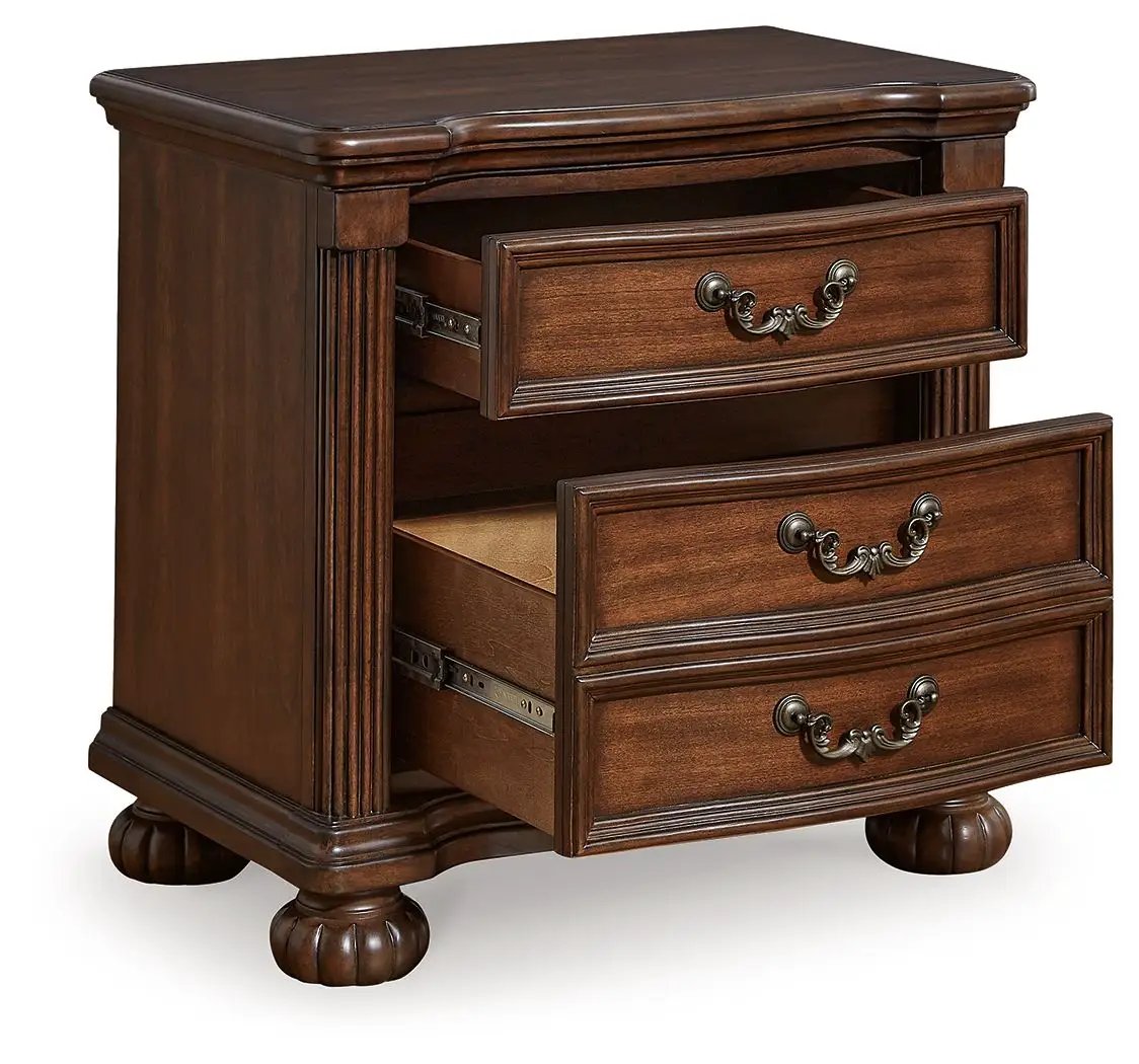 Lavinton - Three Drawer Night Stand - Brown by Unique Piece Furniture