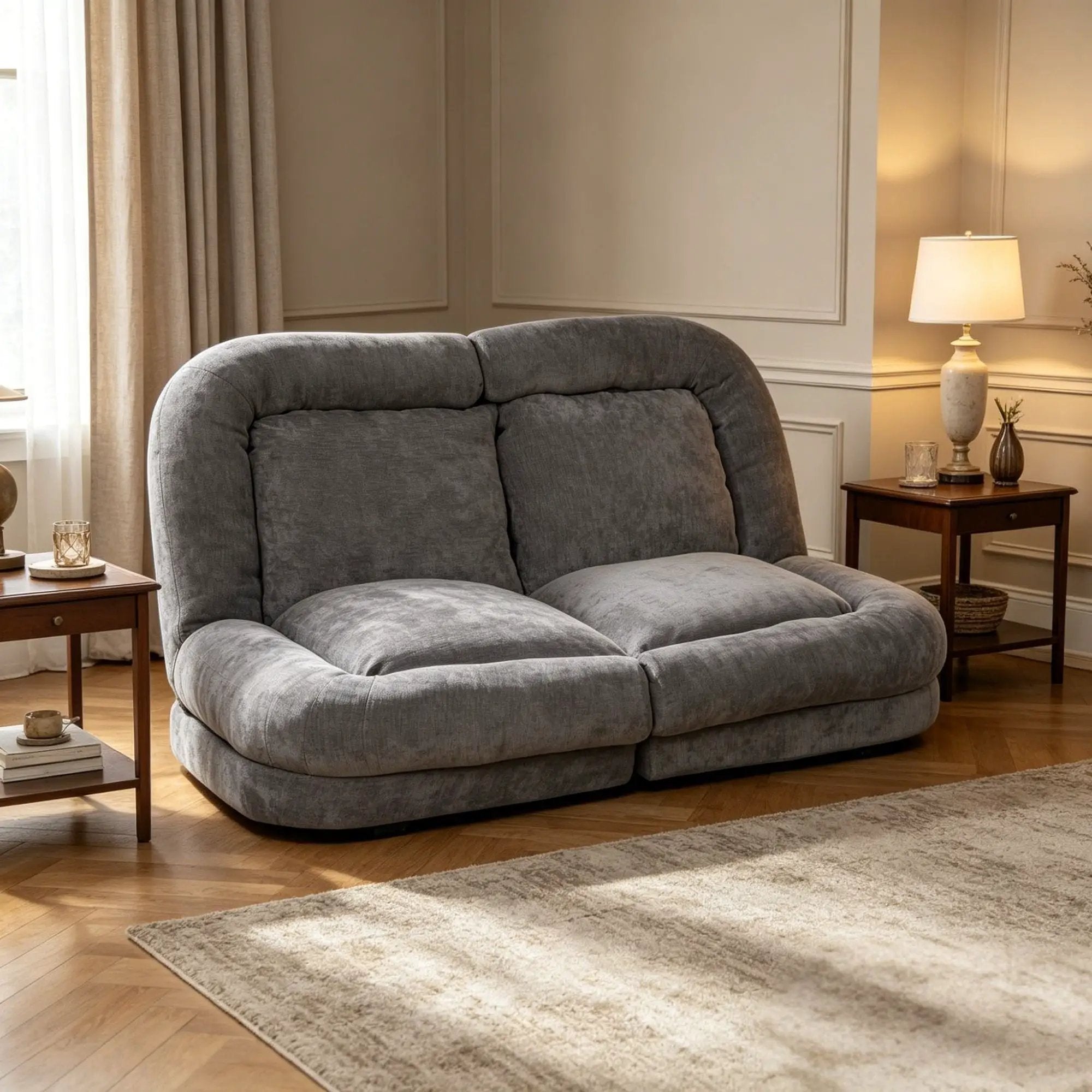 Convertible Fold-Out Double Sofa Bed by HouseOfZazla